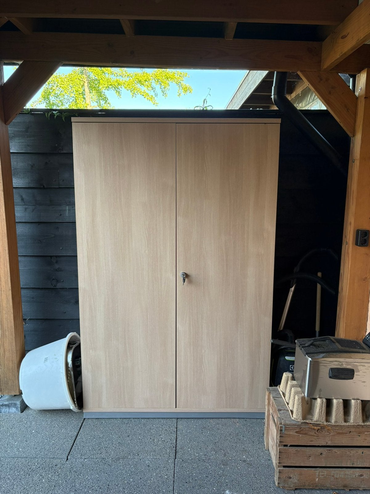 Kast merk Sedus 180 x 120 x 44 cm, Tuin en Terras, Ophalen, Gebruikt, Hout, Overige typen