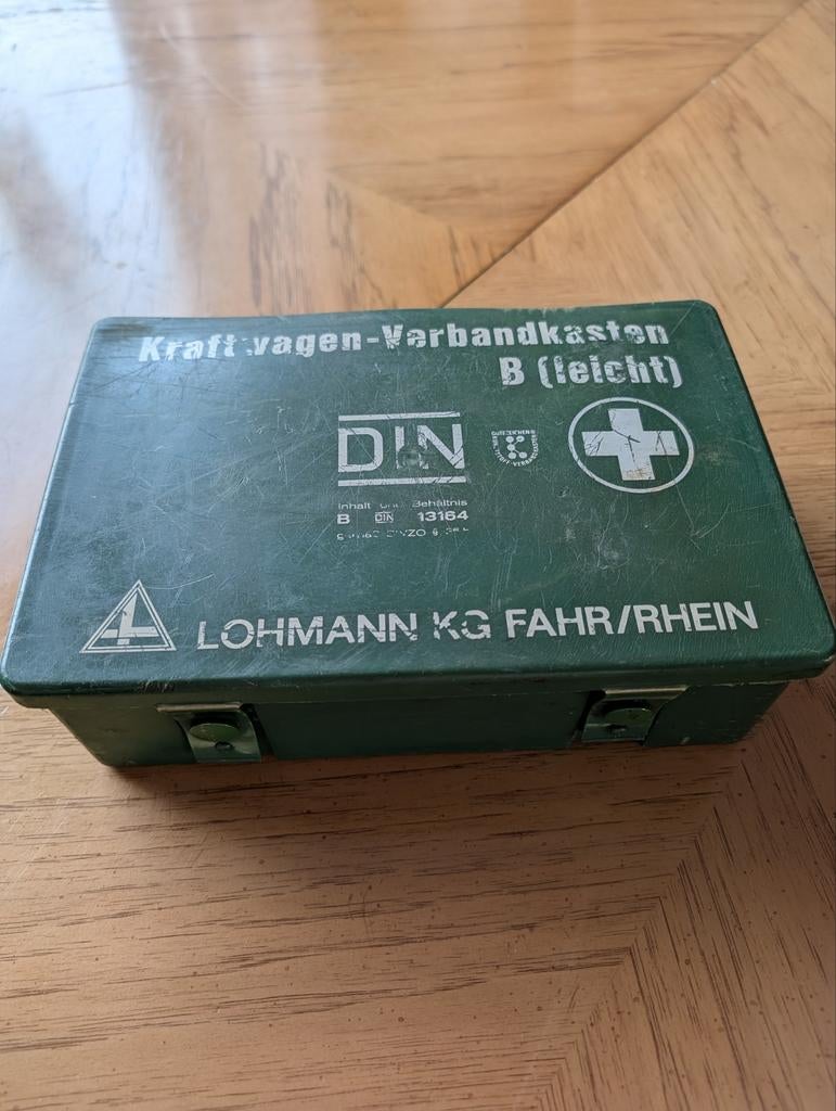 Vintage West-Duitse Verbanddoos (1969) - Lohmann KG, Ophalen of Verzenden