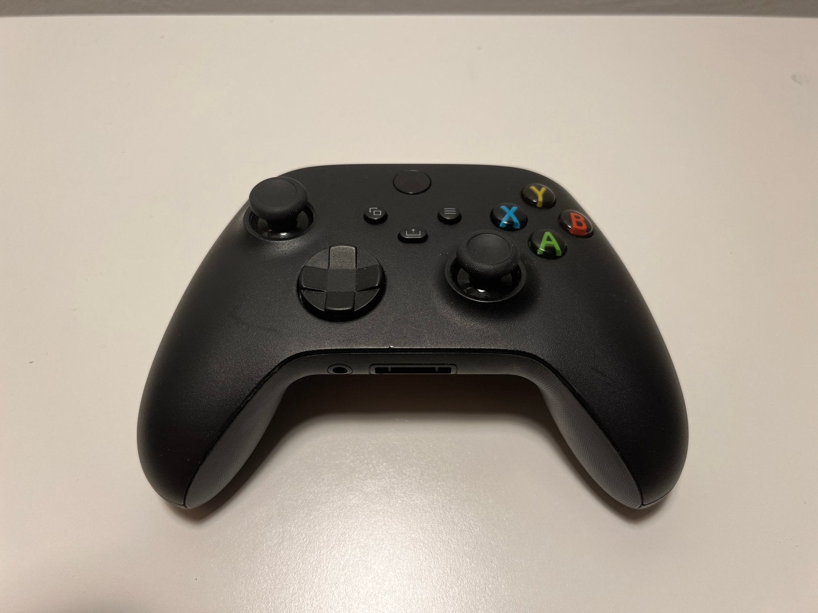 Xbox Wireless Controller (2020) Zwart, Ophalen of Verzenden, Zo goed als nieuw, Controller, Xbox Original