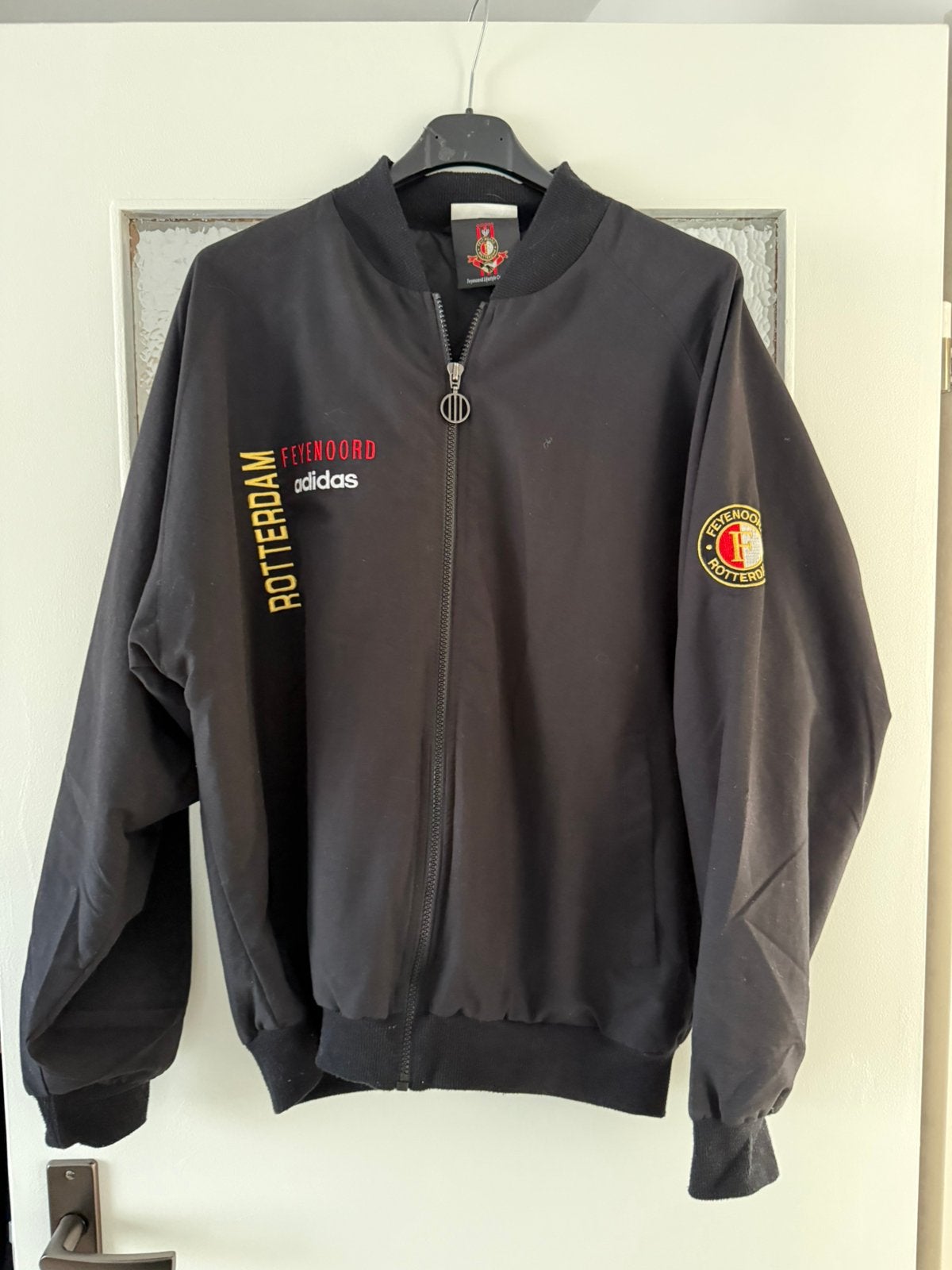 Feyenoord Rotterdam jack jaren 90, Maat M, Ophalen of Verzenden, Zo goed als nieuw, Shirt