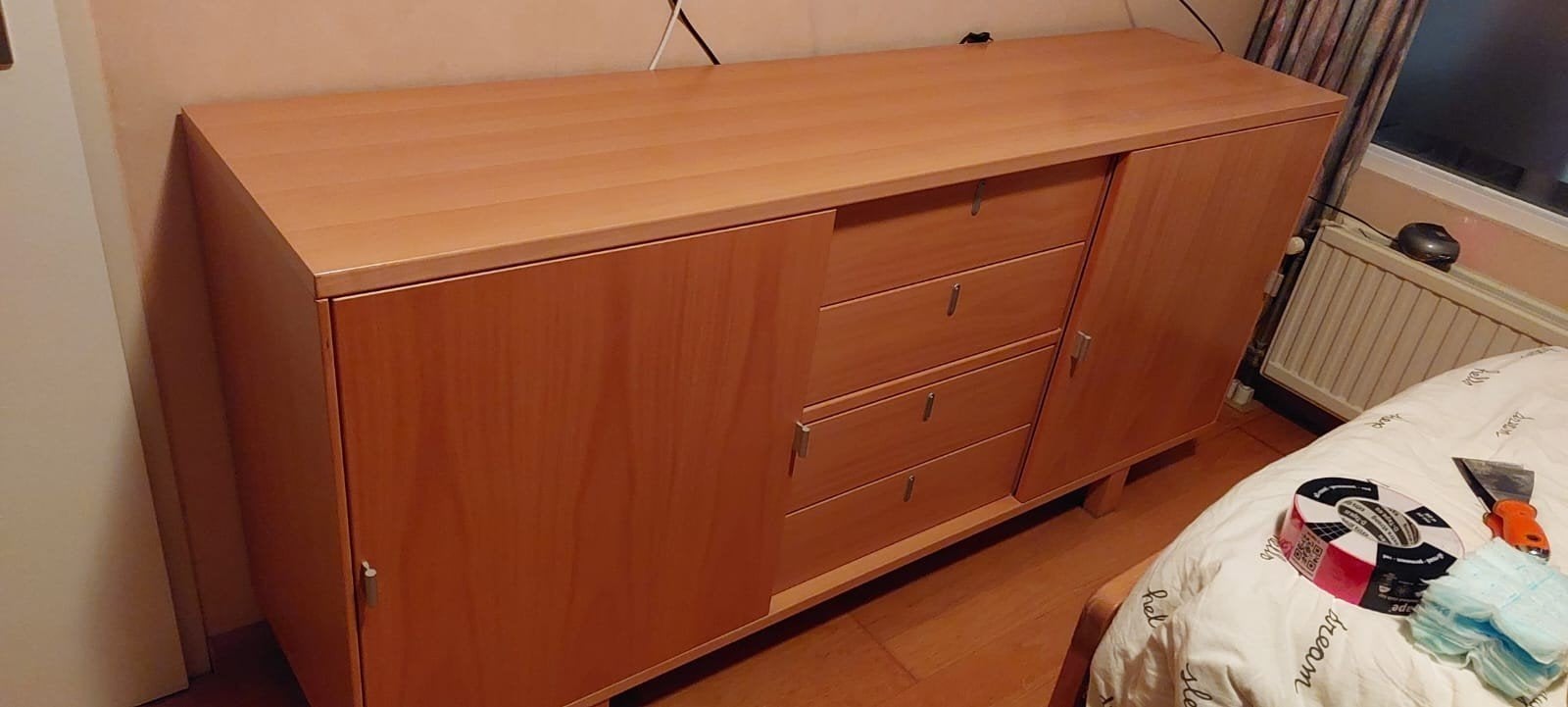 gratis dressoir, Huis en Inrichting, Ophalen, Gebruikt, 150 tot 200 cm, Met lade(s)