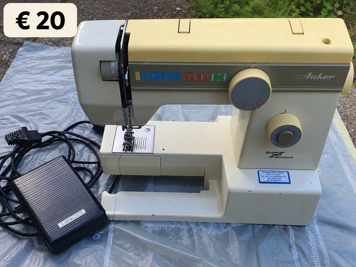 Anker Super Stretch Naaimachine - Vintage Model, Ophalen, Gebruikt, Naaimachine, Overige merken