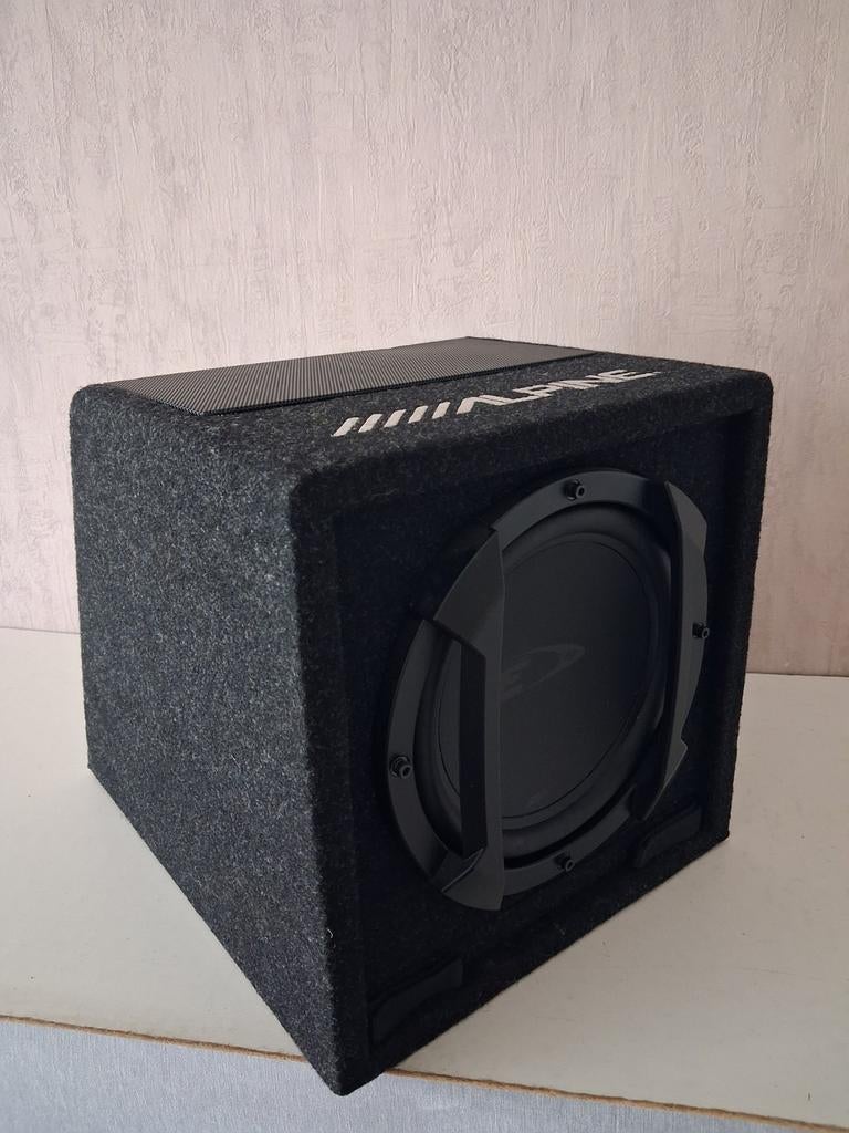 Subwoofer alpine auto, Auto diversen, Autospeakers, Ophalen of Verzenden