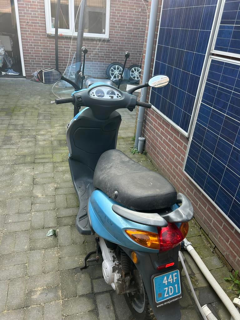 Piaggio Fly Scooter - Blauw, Goed Onderhouden, Fietsen en Brommers, Scooters | Piaggio, Ophalen, Gebruikt, Fly, Benzine