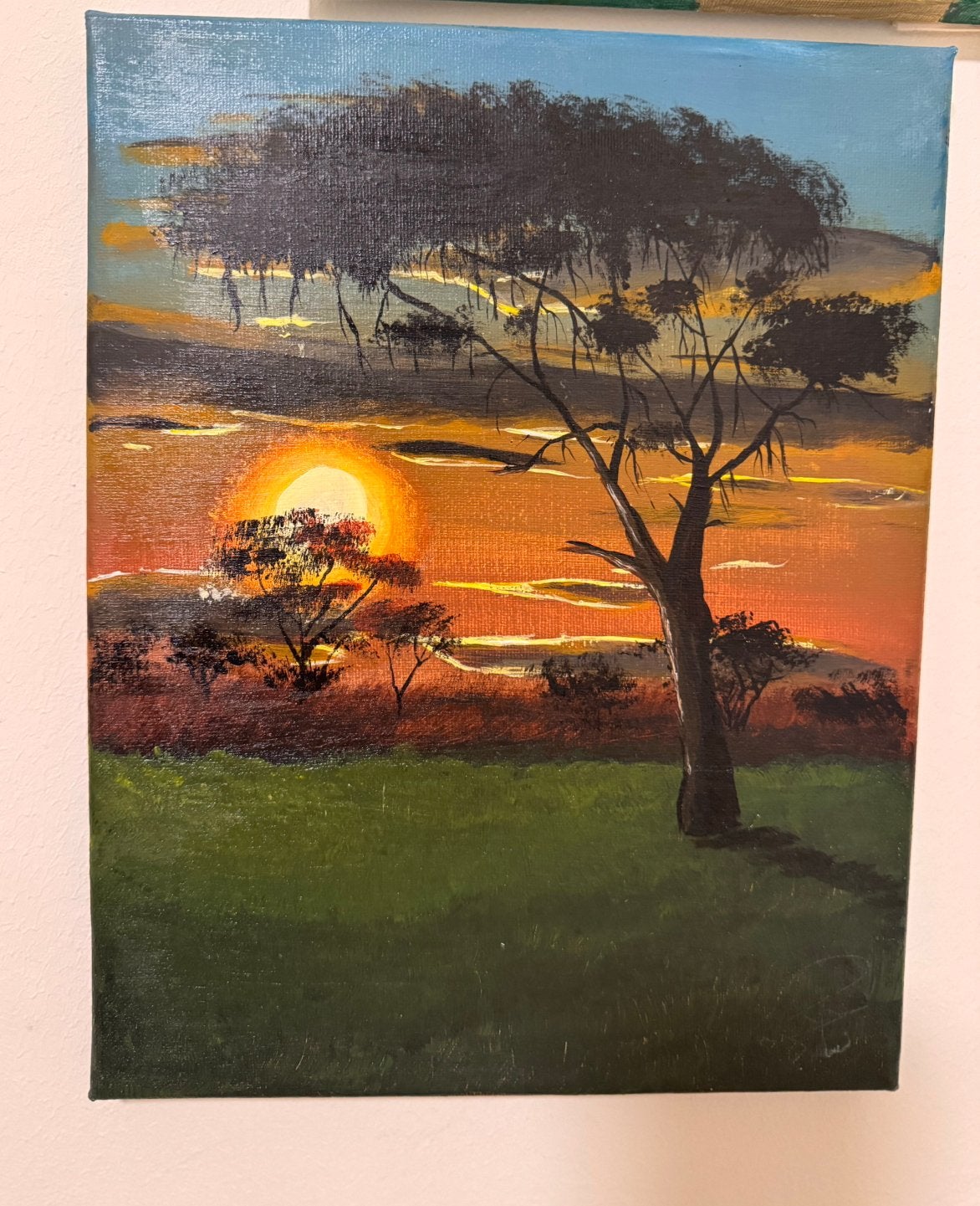Handgeschilderd schilderij, Ophalen of Verzenden