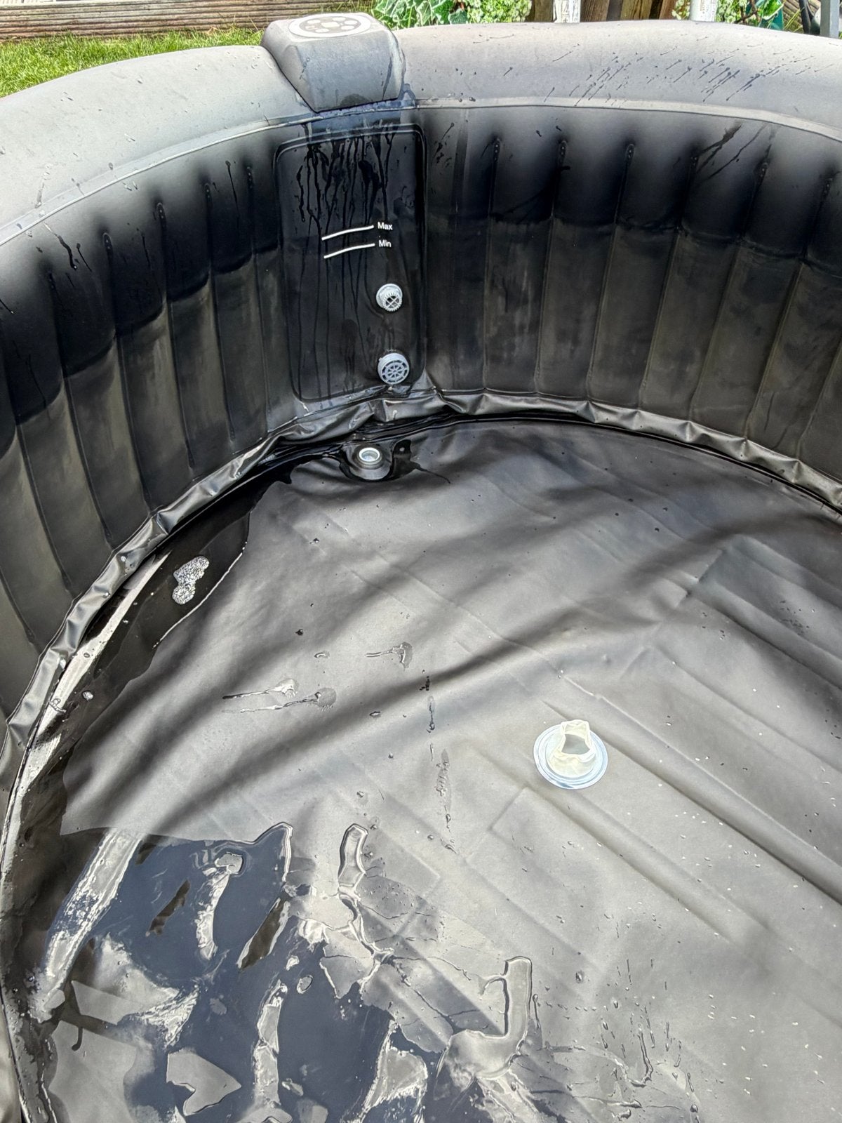 Estrella Opblaasbare Jacuzzi - Compleet met Accessoires, Ophalen, Gebruikt, Afdekzeil, Opblaasbaar
