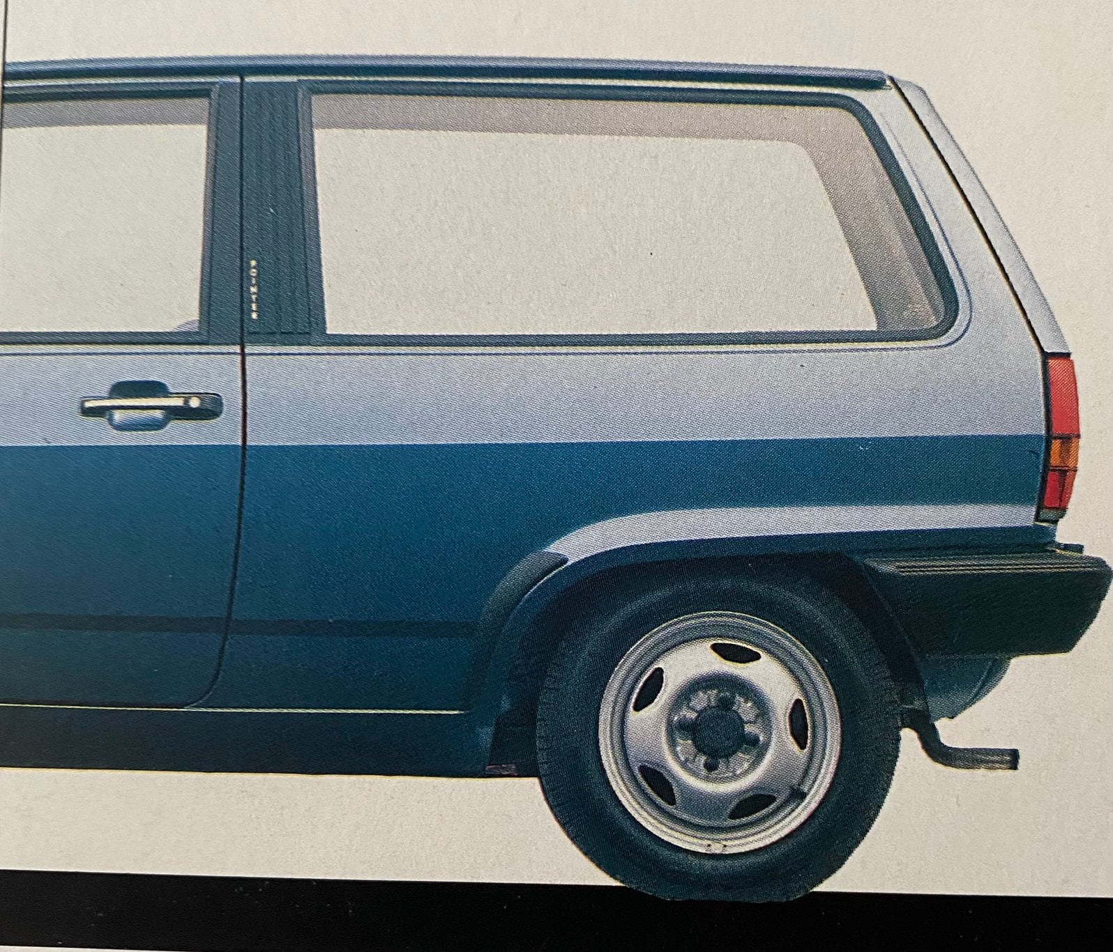Volkswagen POLO Pointer 1985 autofolder, Verzenden, Zo goed als nieuw, Volkswagen
