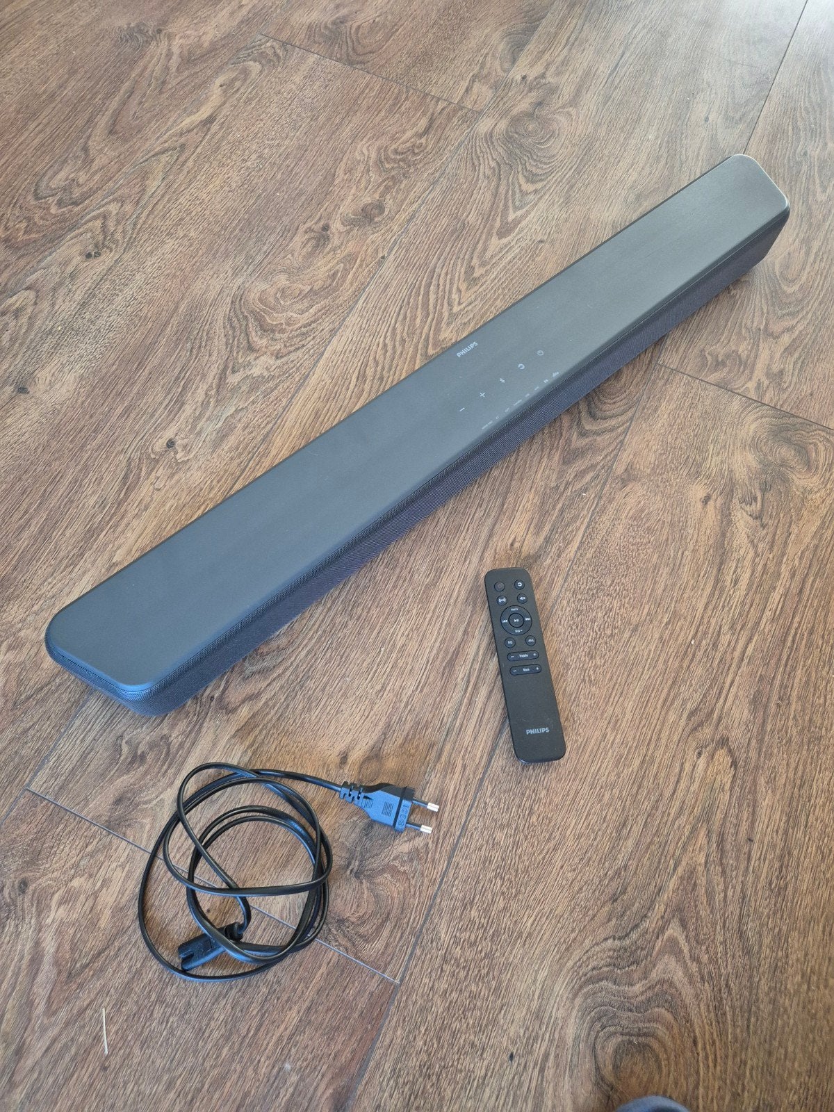 Philips Soundbar TAB5109/10 met afstandsbediening en adapter, Ophalen of Verzenden, Bluetooth, Zo goed als nieuw