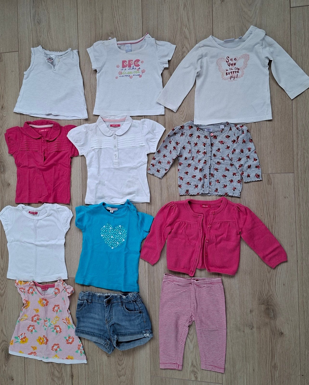 Zomer kledingpakket maat 68 meisje, Ophalen of Verzenden, Zo goed als nieuw, Maat 68