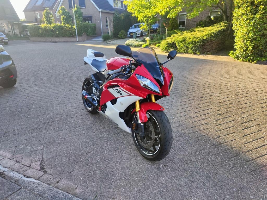 Yamaha R6 2009 - Akrapovic, Motoren, Motoren | Yamaha, Sportuitlaat, 4 cilinders, Super Sport, Particulier