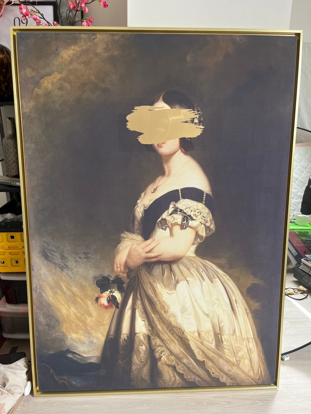 Schilderij coco maison eugenie, Ophalen, Overige stijlen, Portret of Personen