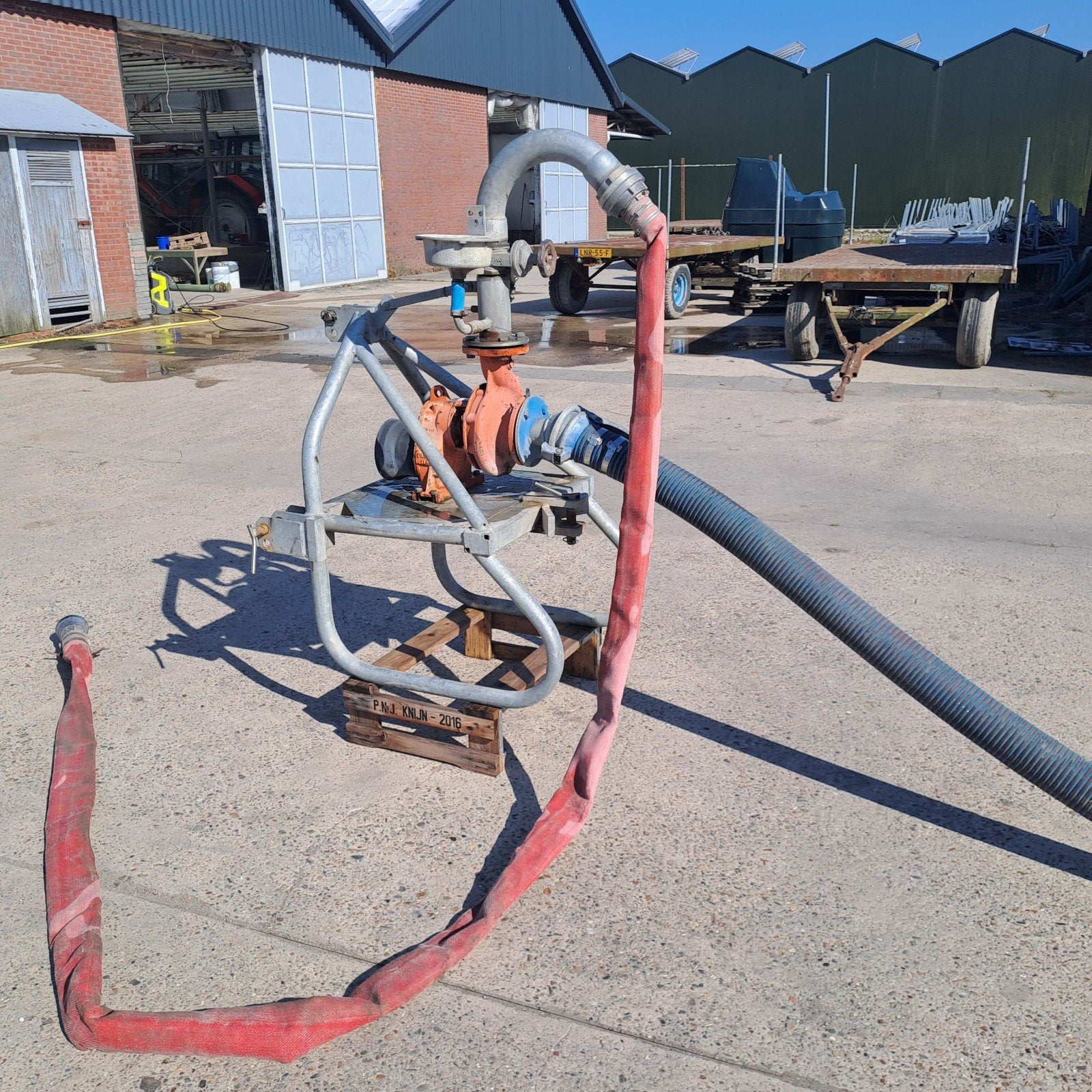 Landini waterpomp, Eén persoon