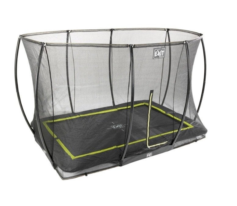 EXIT Silhouette Trampoline 244x342 cm - incl. net en palen, Ophalen, Gebruikt