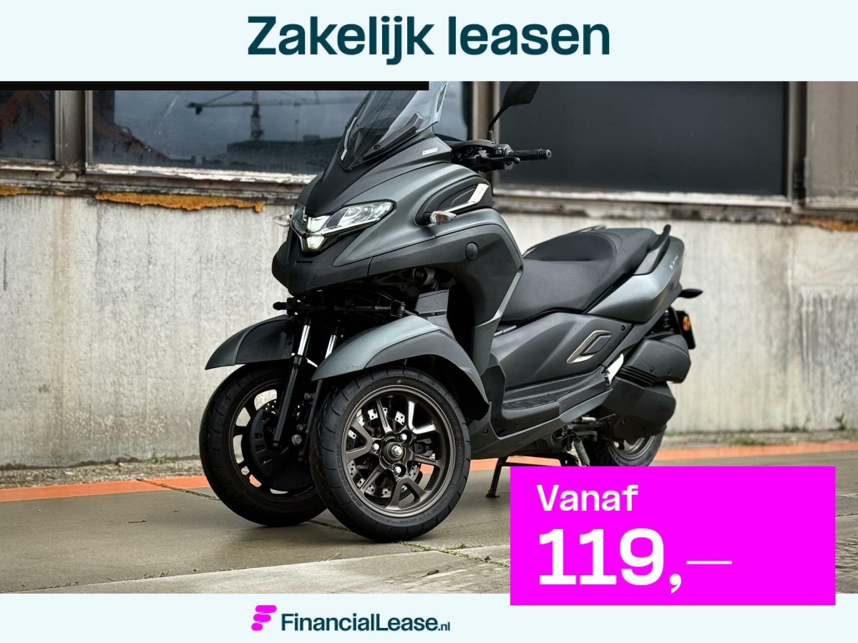 Yamaha Tricity 300 ABS, Scooter, 292 cc, Bedrijf, 12 t/m 35 kW