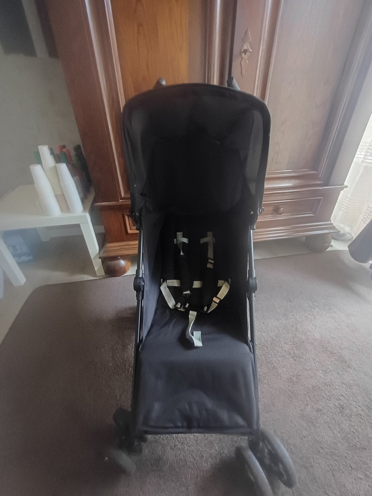 Kinder buggy, Ophalen