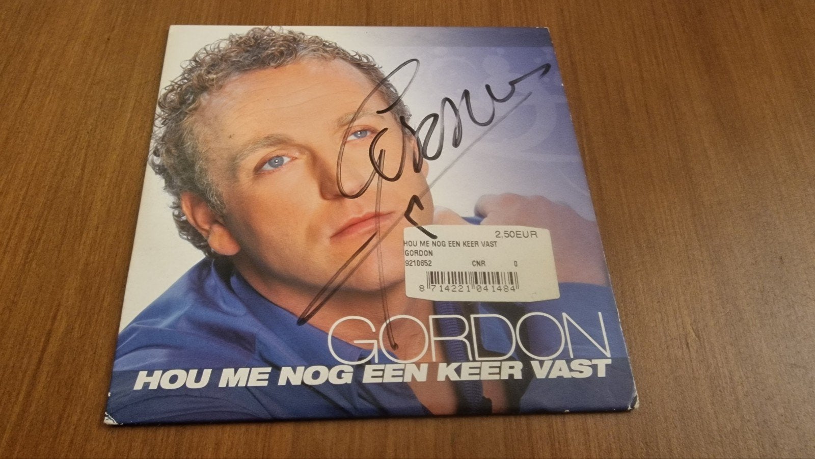 Gordon - Hou Me Nog Een Keer Vast (Gesigneerd), Cd's en Dvd's, Cd's | Nederlandstalig, Gebruikt, Verzenden, Levenslied of Smartlap