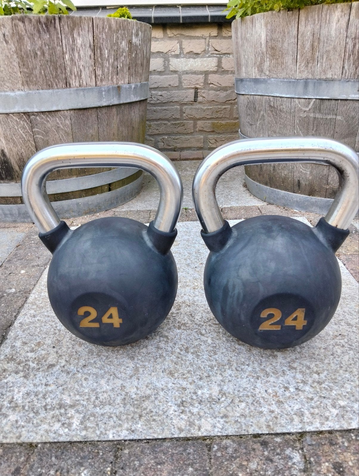 Kettlebell - 24 kg, Ophalen, Gebruikt, Benen, Kettlebell