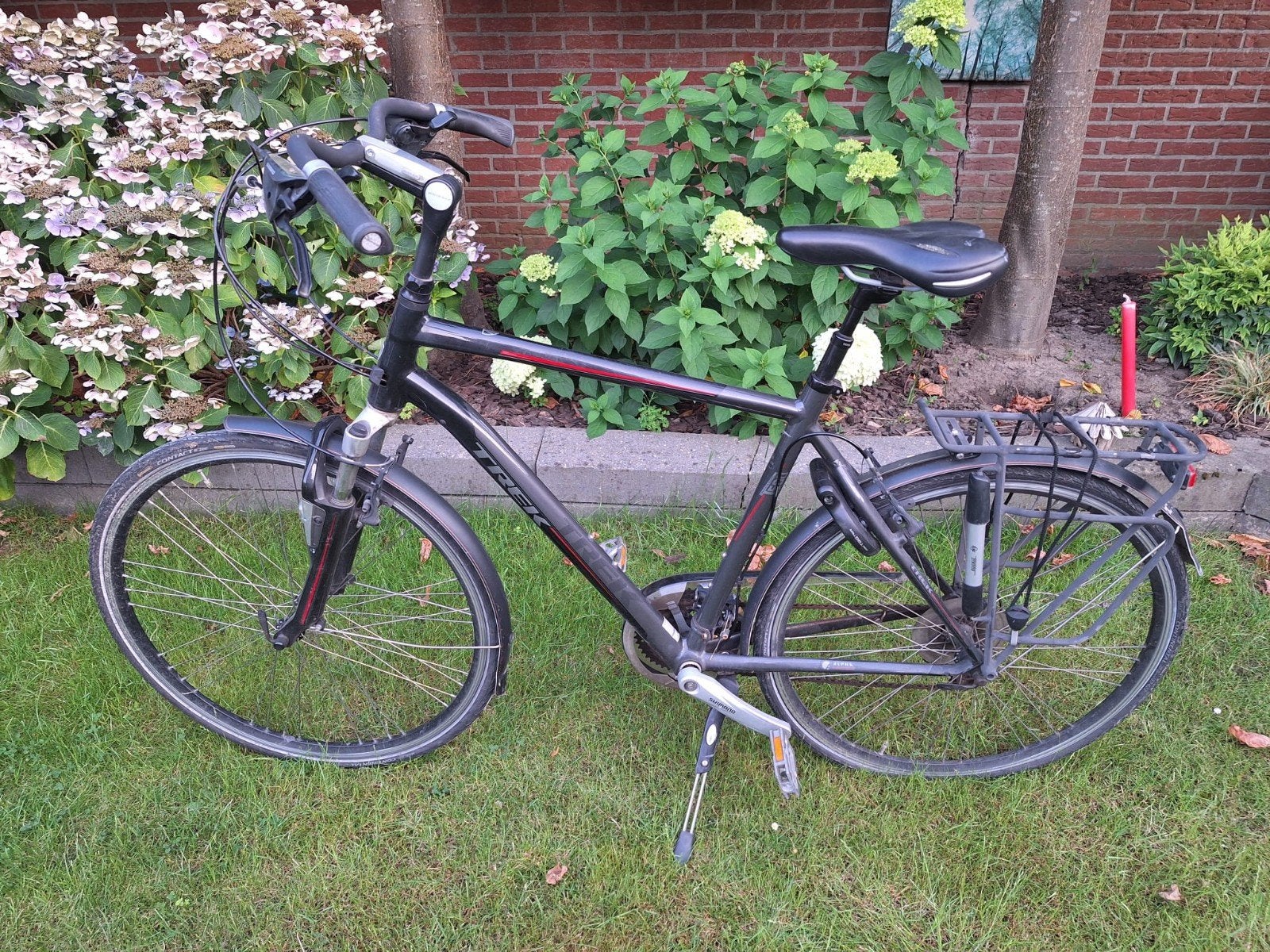 Trek Trekking T500 fiets -  framemaat 56cm, Fietsen en Brommers, 28 inch, Gebruikt, Velgrem, 56 cm of meer