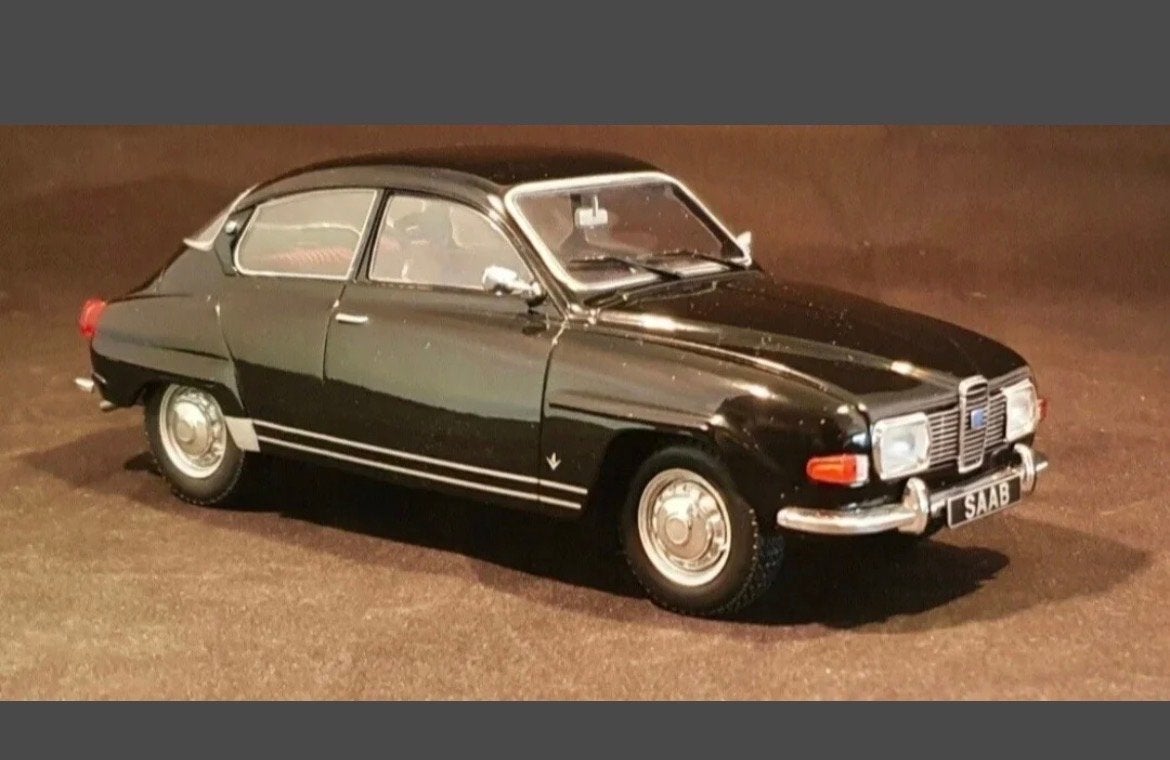 Saab 96 whitebox 1:24, Ophalen of Verzenden, Nieuw, Auto, Overige merken