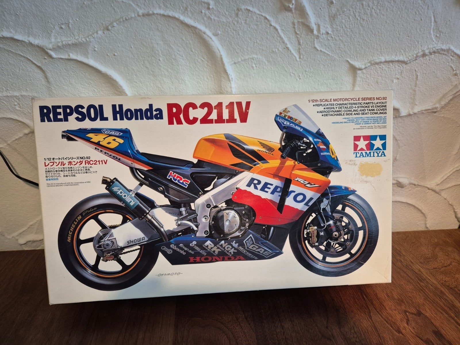 Tamiya Honda RC 211V Rossi 14092, Nieuw, Ophalen of Verzenden, Tamiya, Groter dan 1:32
