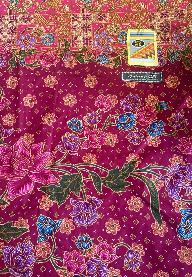 Nieuwe Batik Sarong uit Indonesië - 80x110cm, Nieuw, 30 tot 120 cm, Katoen, 30 tot 200 cm