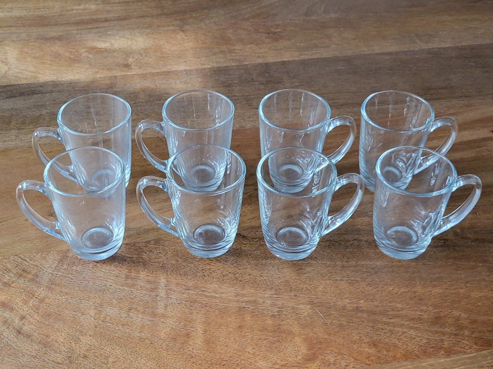 Set Glazen kleine koffiekopjes espressokopjes, Ophalen of Verzenden, Gebruikt, Overige typen
