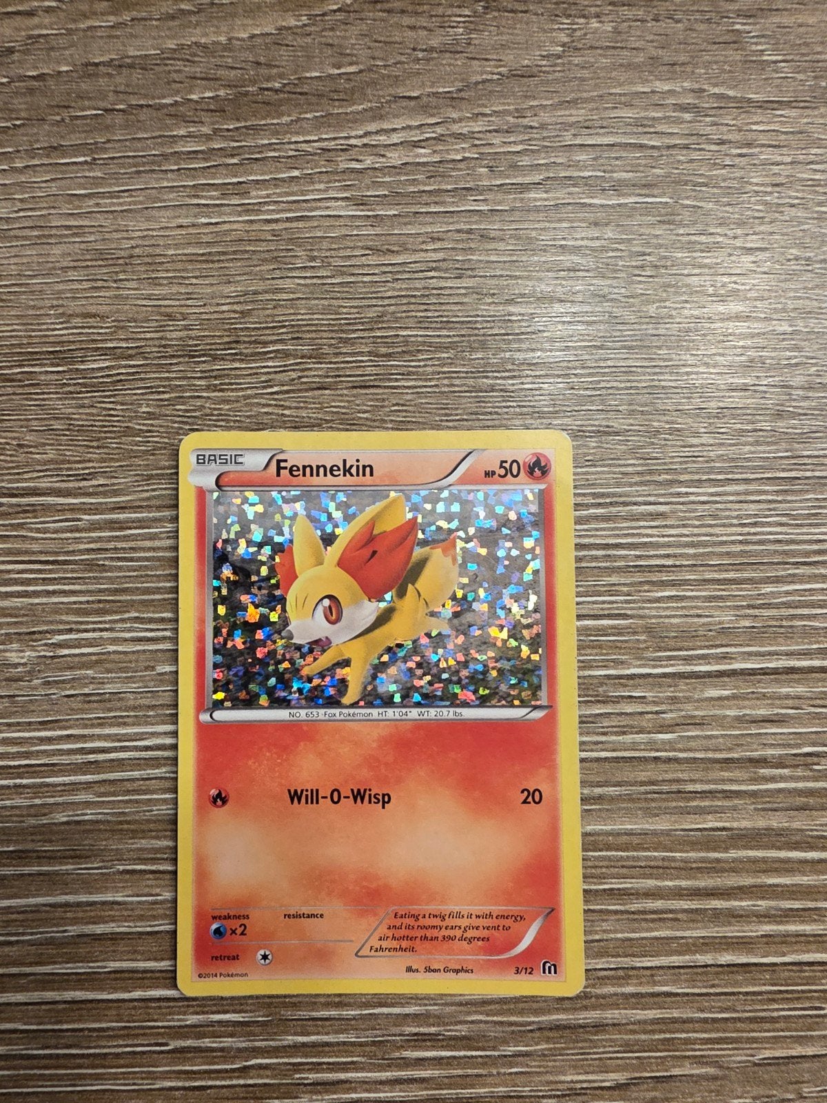 Fennekin 3/12 McDonald's 2016, Ophalen of Verzenden