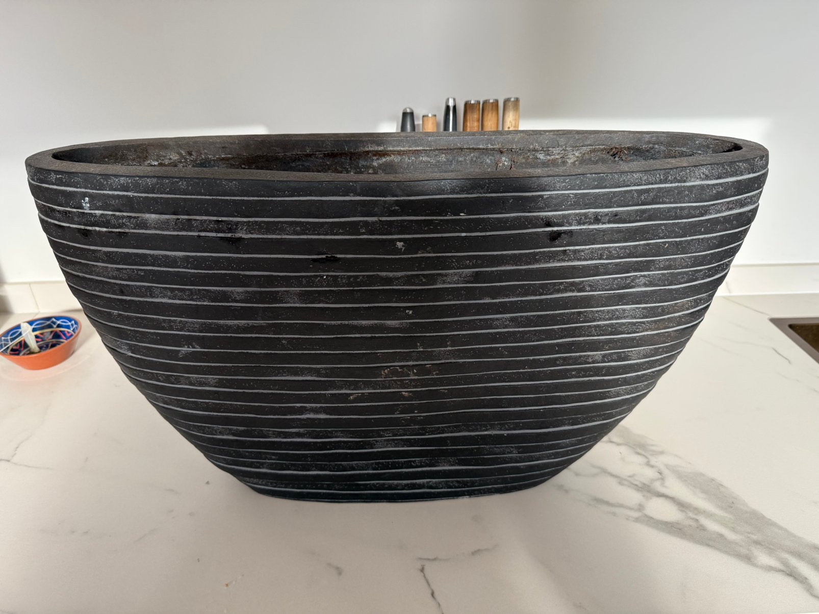 Capi Design Plantenbak BF-17-08 | 60 x 35 cm | Antraciet, Ophalen, Overige materialen, Overige kleuren, Zo goed als nieuw