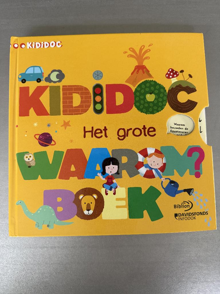 Het grote waarom boek Kikidoc, Boeken, Gelezen, Non-fictie, Uitklapboek, Jongen of Meisje