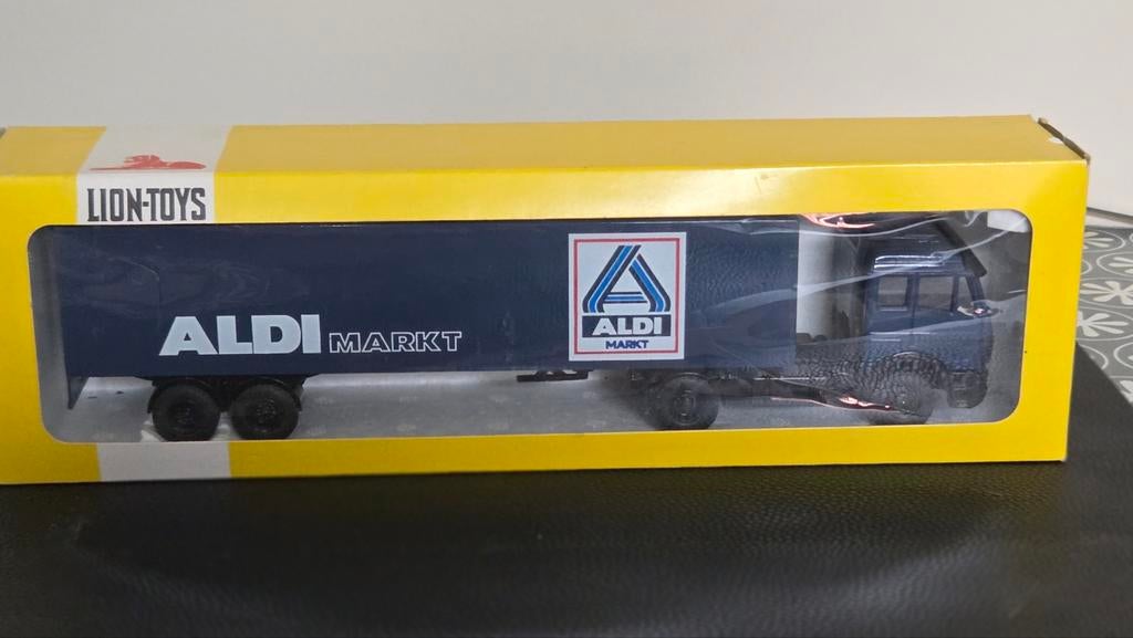 Lion-Toys ALDI Markt Vrachtwagen Model, Overige merken, 1:50 of kleiner, Nieuw, Ophalen of Verzenden