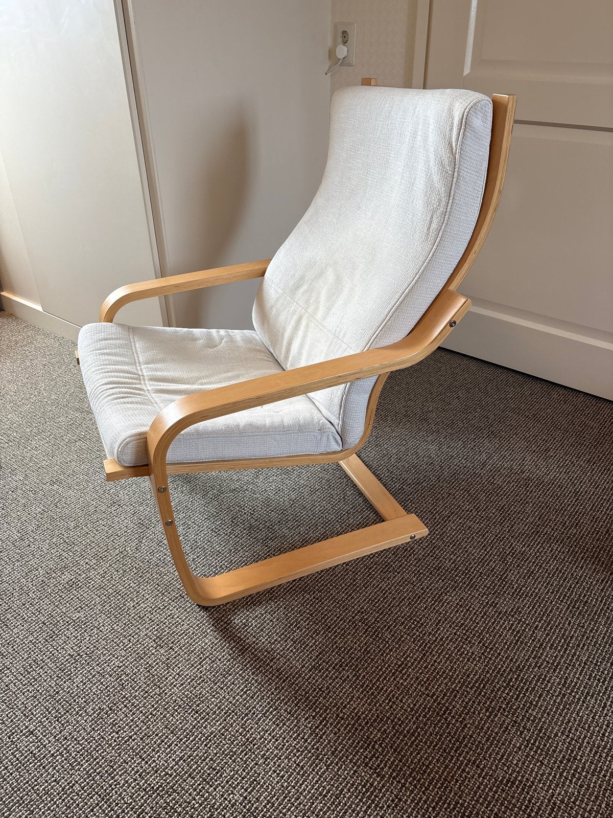 IKEA Poäng fauteuil, Huis en Inrichting, Ophalen, Gebruikt, 75 tot 100 cm, 50 tot 75 cm