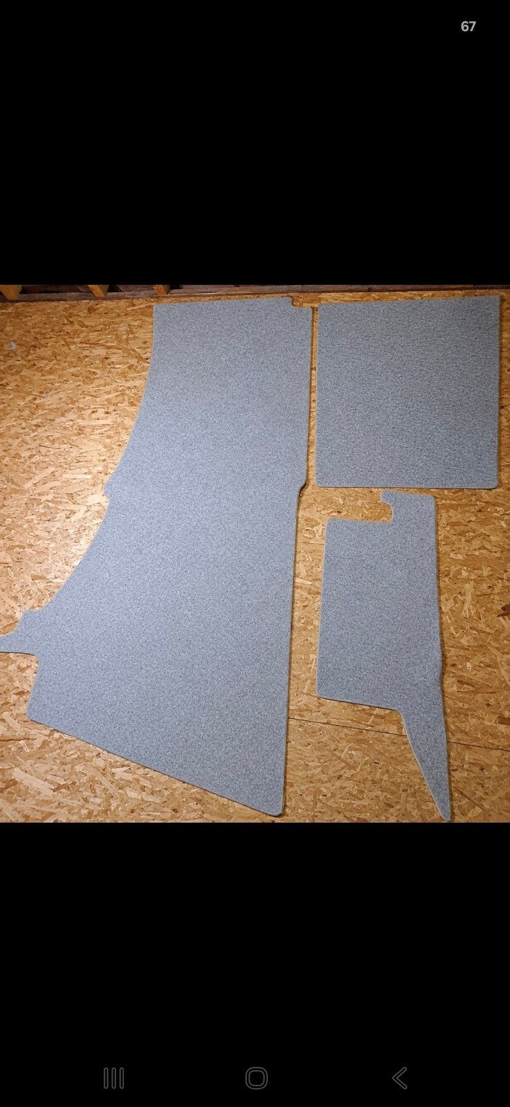Mattenset Hobby 455 UF zo goed als nieuw, Ophalen of Verzenden, Zo goed als nieuw