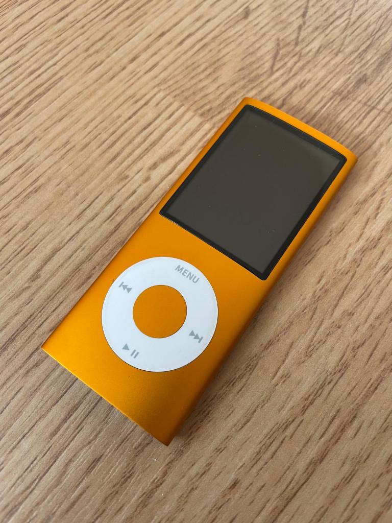 Apple iPod nano 4e generatie - 16GB - oranje - ZGAN, Oranje, Ophalen of Verzenden, Zo goed als nieuw, Nano