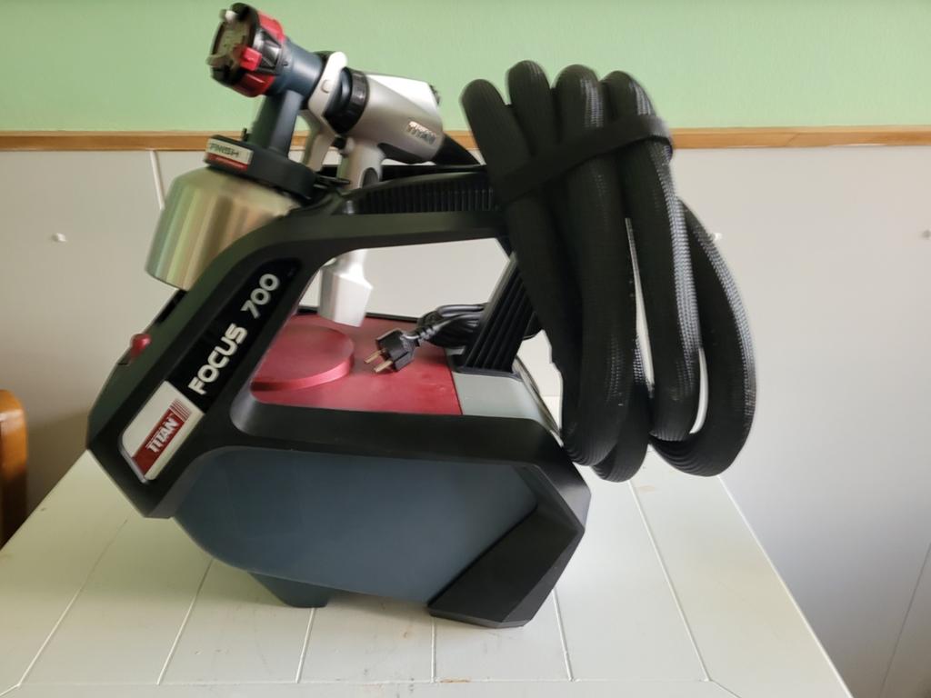 Titan Multifinish Focus 700 Verfspuit XVLP, Ophalen, Nieuw, Verfspuit of Verfpomp