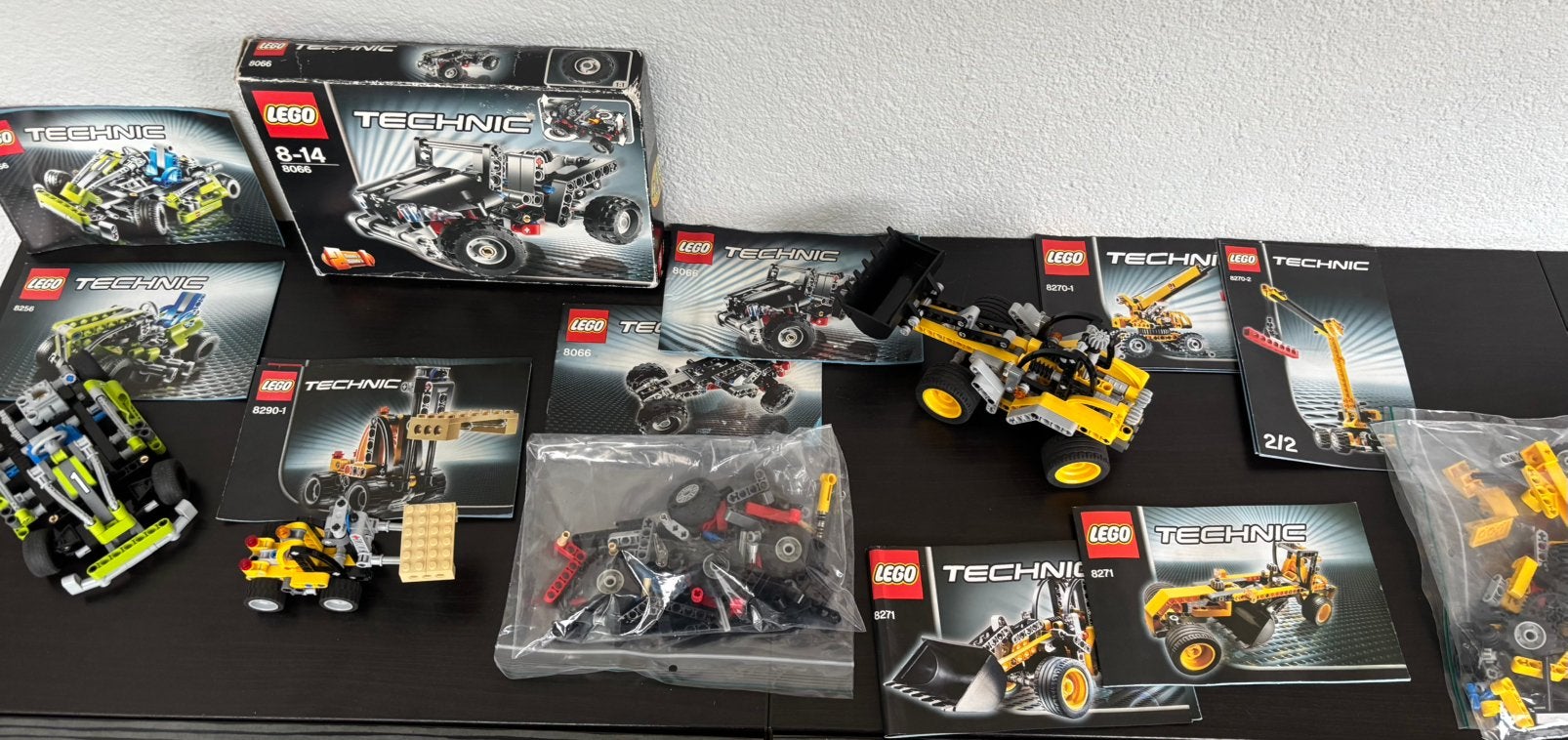 Partijtje Lego Technic 8066 9256 8290 8271 8270, Ophalen of Verzenden, Zo goed als nieuw