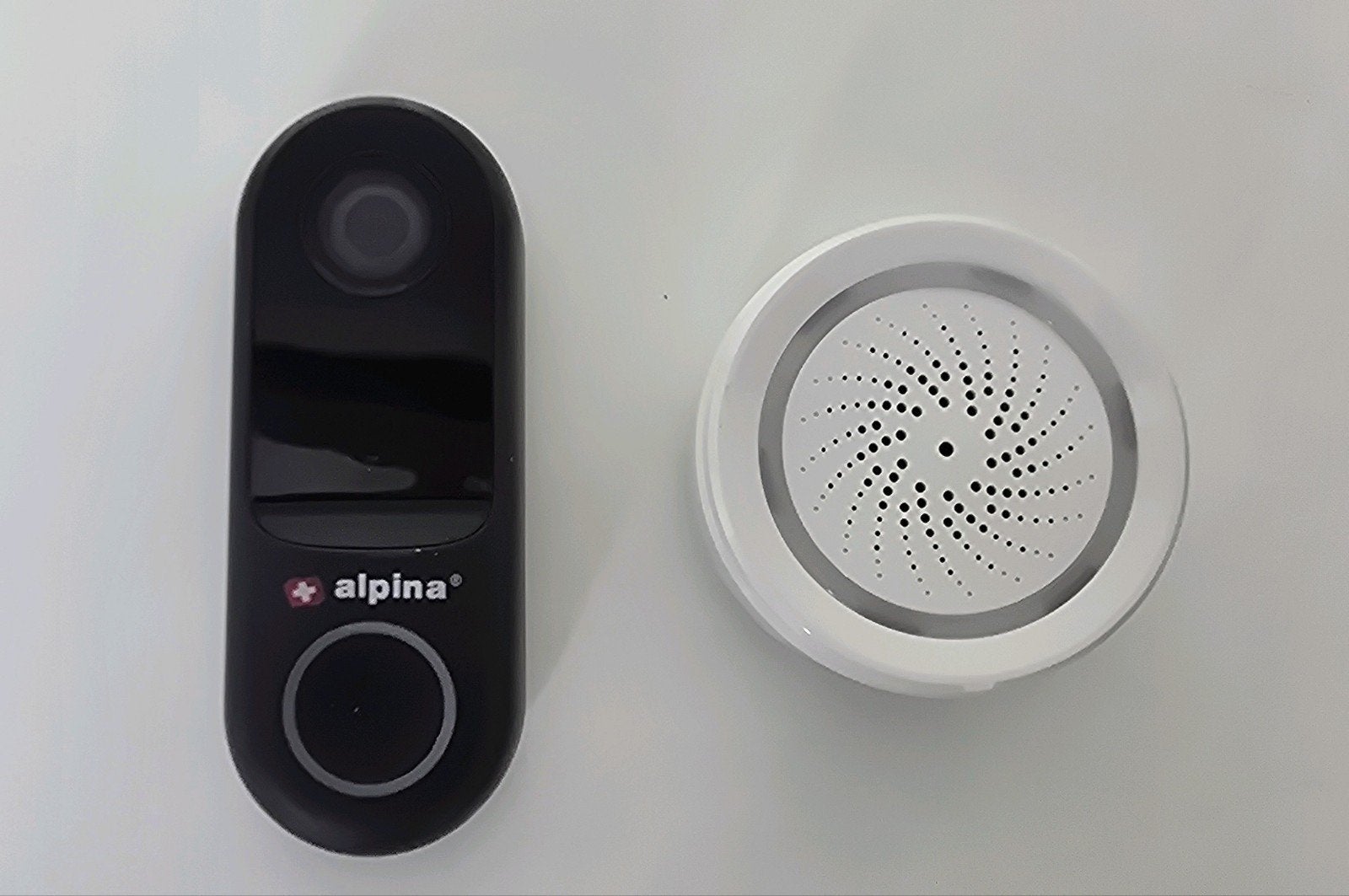 Alpina Smart Home Deurbel met Camera en Chime, Ophalen of Verzenden, Zo goed als nieuw, Buitencamera