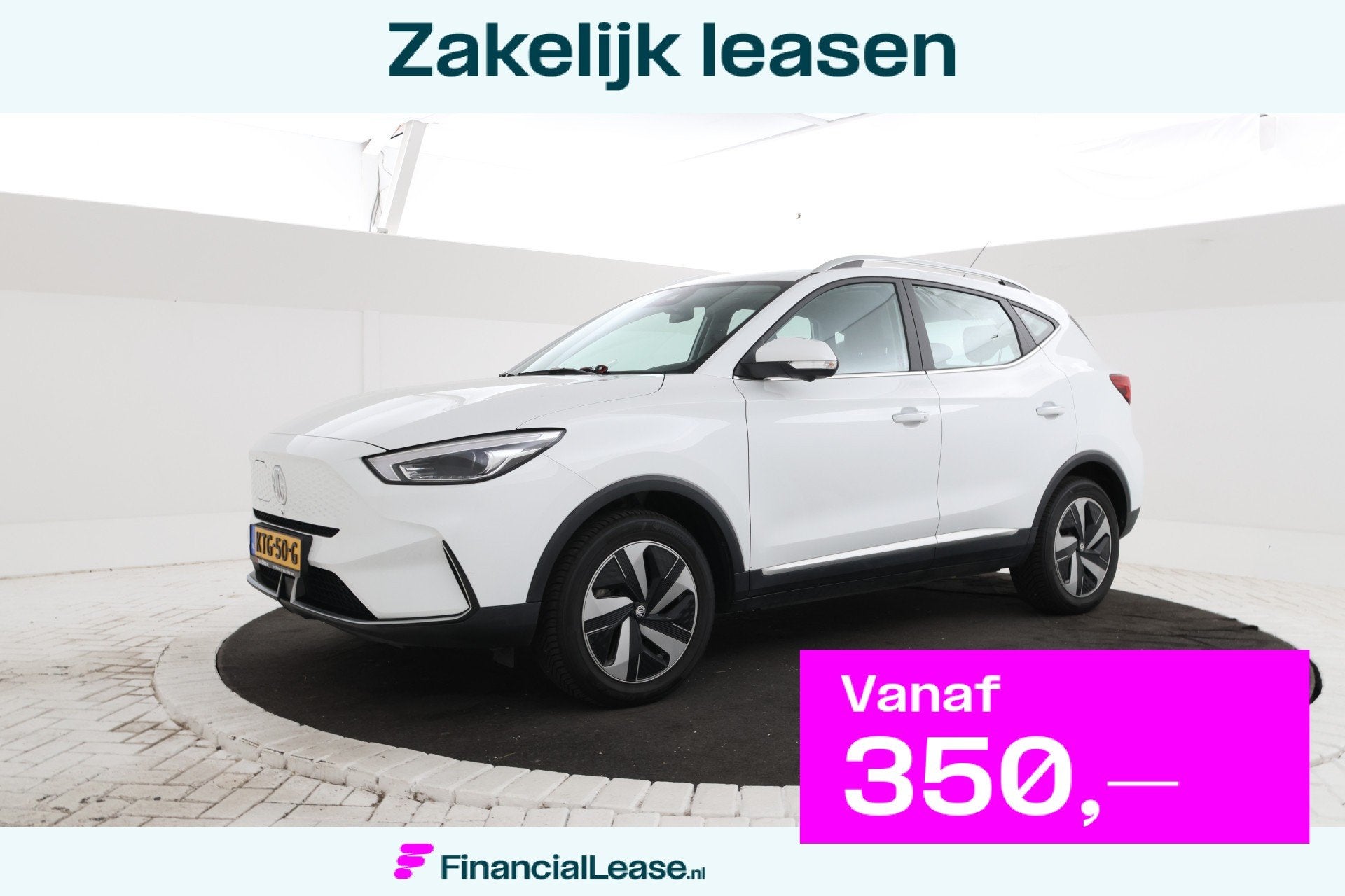 MG ZS EV MG EV Long Range Luxury 70 kWh Panorama, 360 camera, Gebruikt, Met garantie (alle), ZS, Zwart