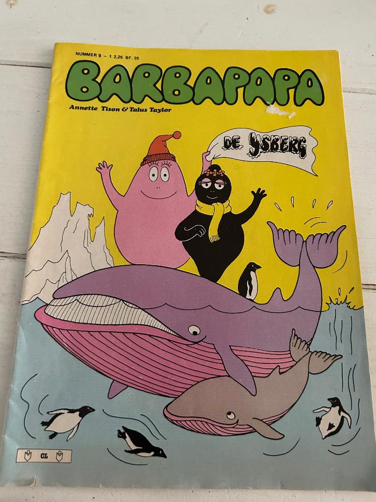 Comic barbapapa nr 9. De ijsberg jaren 80, Europa, Ophalen of Verzenden, Gelezen, Eén comic