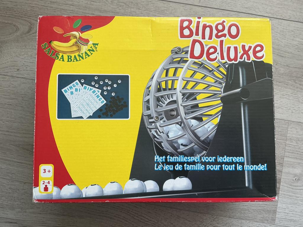 Bingo deluxe, Hobby en Vrije tijd, Gezelschapsspellen | Bordspellen, Ophalen of Verzenden, Zo goed als nieuw