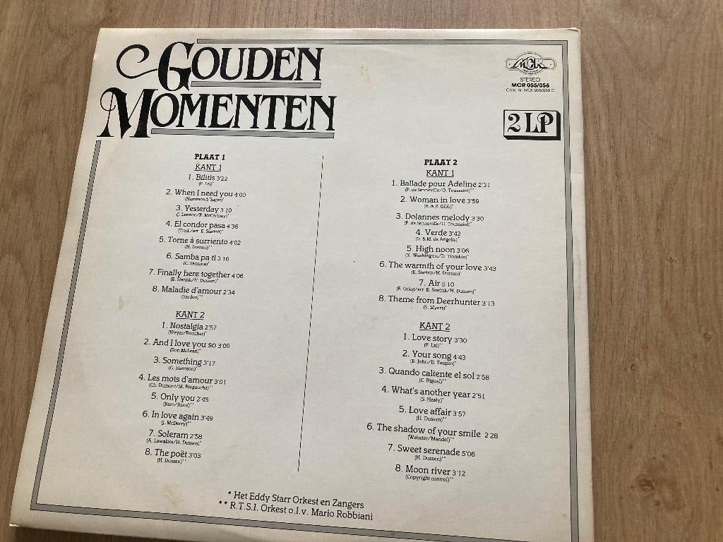 Dubbel LP Gouden Momenten, Ophalen of Verzenden, Gebruikt, 12 inch
