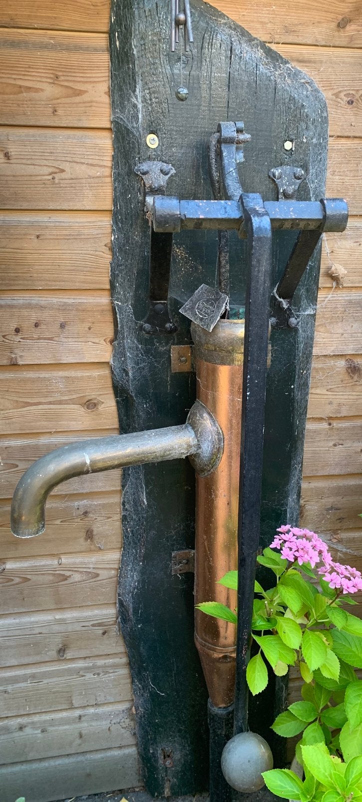 Koperen waterpomp, Tuin en Terras, Ophalen, Gebruikt, Handmatig, Overige typen