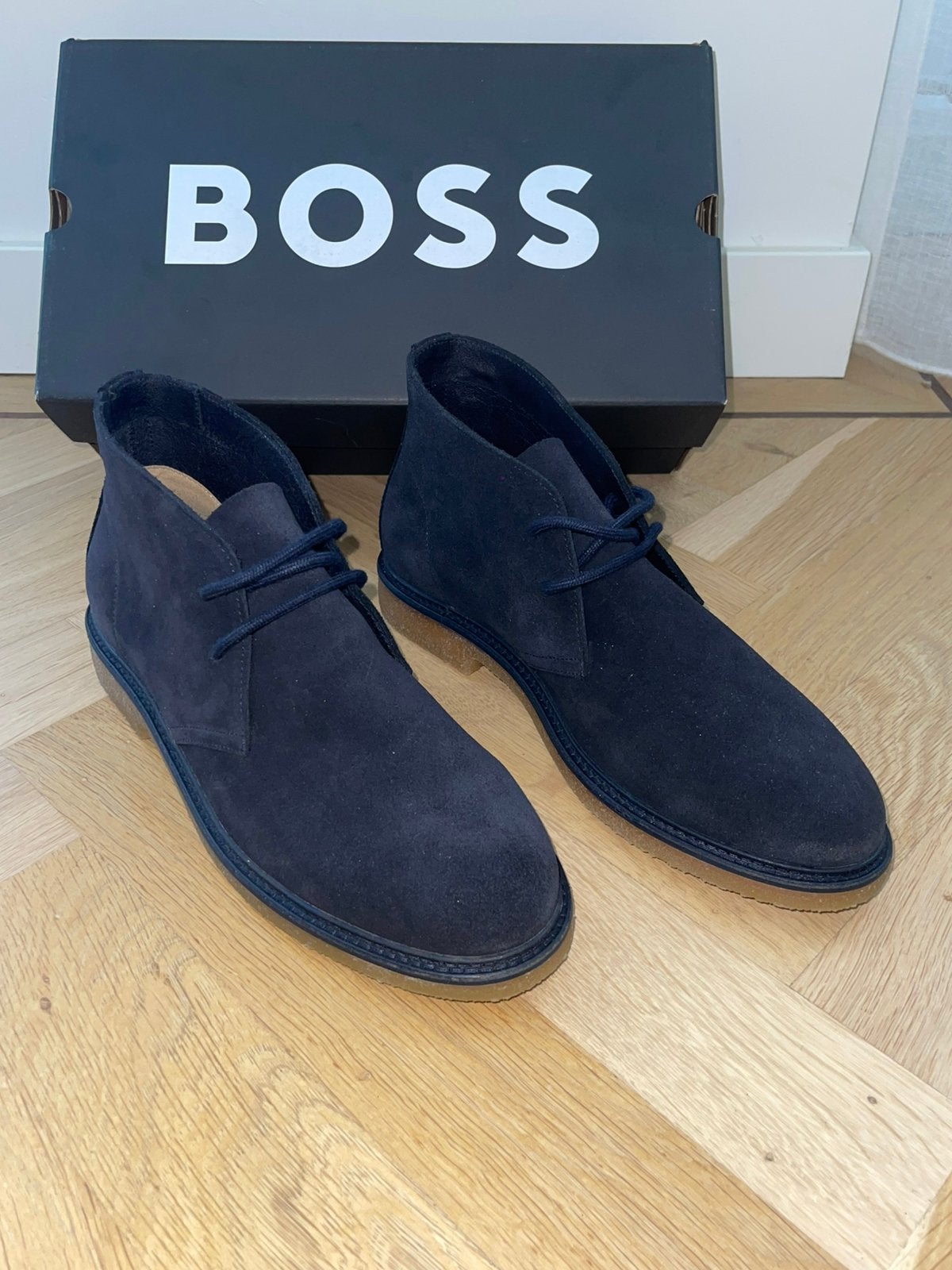 Hugo Boss Kape Desert Boots – Maat 41, Kleding | Heren, Blauw, Boots, Nieuw, Ophalen of Verzenden
