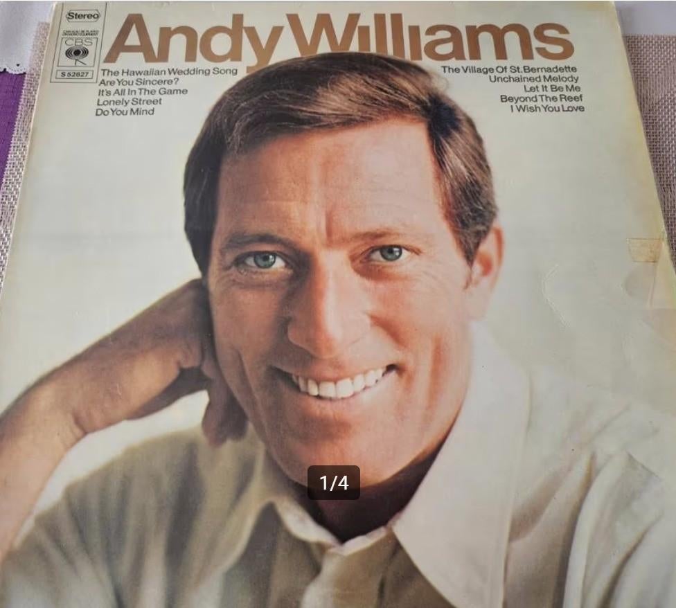Andy Williams LP vinyl, Verzenden, Gebruikt, 12 inch