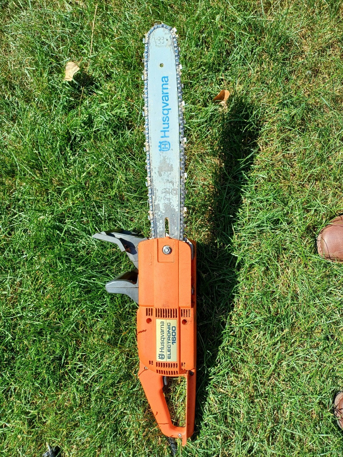 Husqvarna Electronic 1600 Kettingzaag - Gebruikt, Tuin en Terras, Hand-tuingereedschap, Ophalen, Gebruikt, Husqvarna