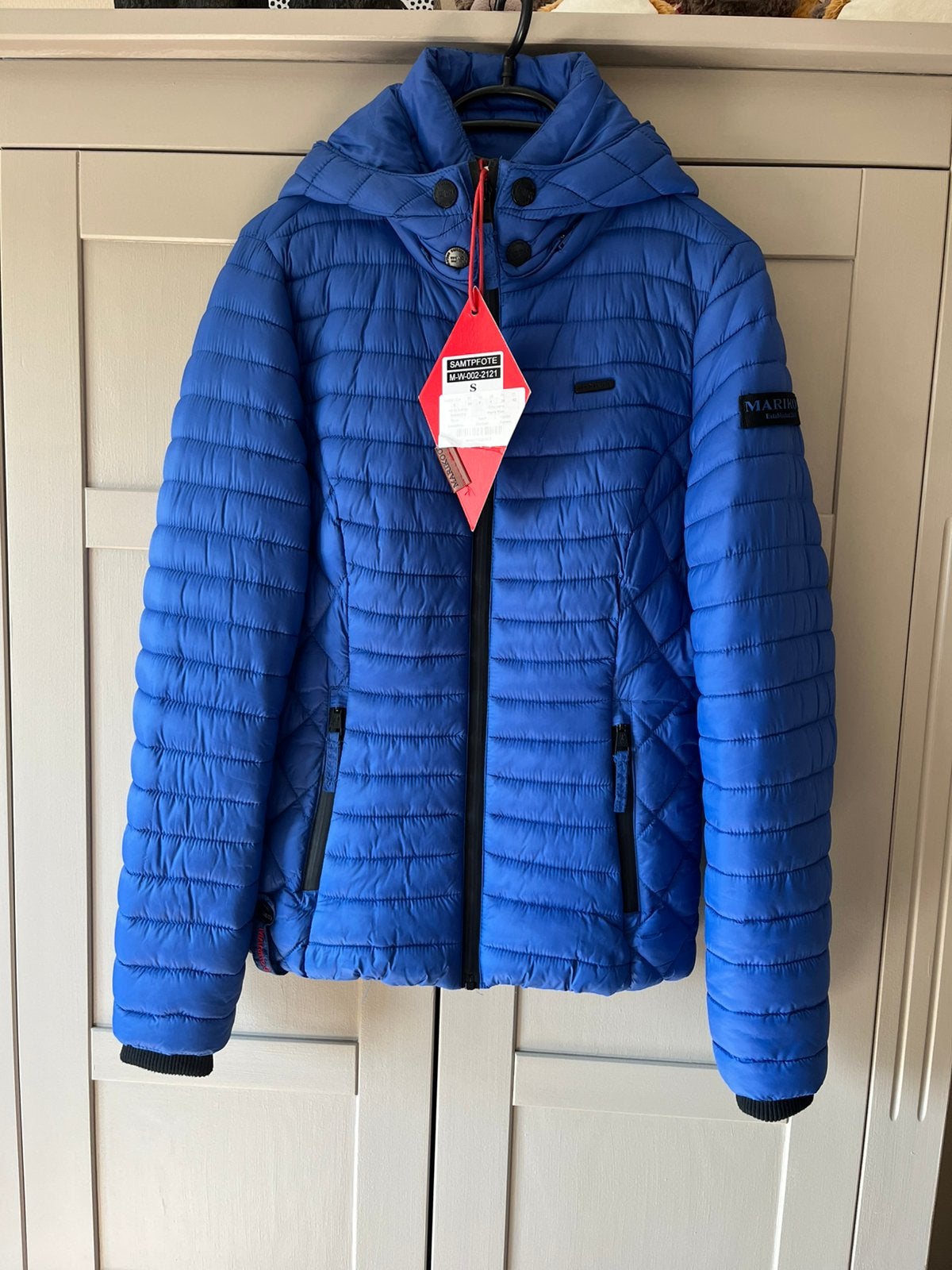 Nieuwe Dames jas - Maat S - Marikoo, Kleding | Dames, Ophalen of Verzenden, Nieuw, Maat 36 (S), Blauw