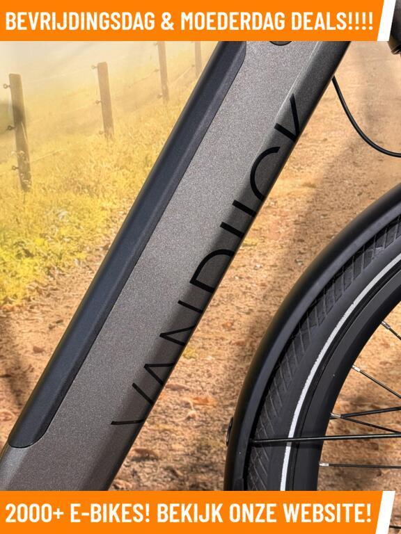 Van Dijck Juno Elektrische fiets met Kreutzer U5 motor ebike, Overige merken, Van Dijck, Ophalen of Verzenden, 50 km per accu of meer