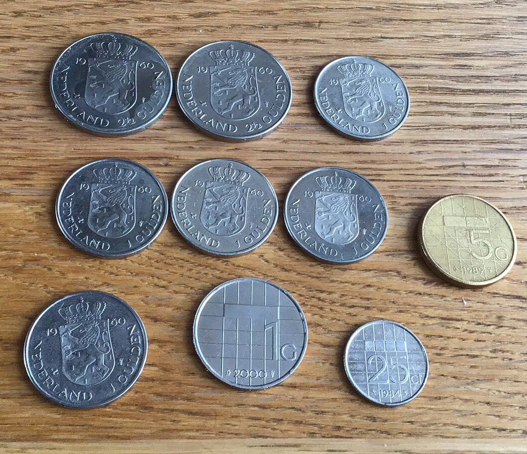 Nederlandse gulden munten jaren ‘80 en 2000, Ophalen of Verzenden, Koningin Beatrix, 1 gulden