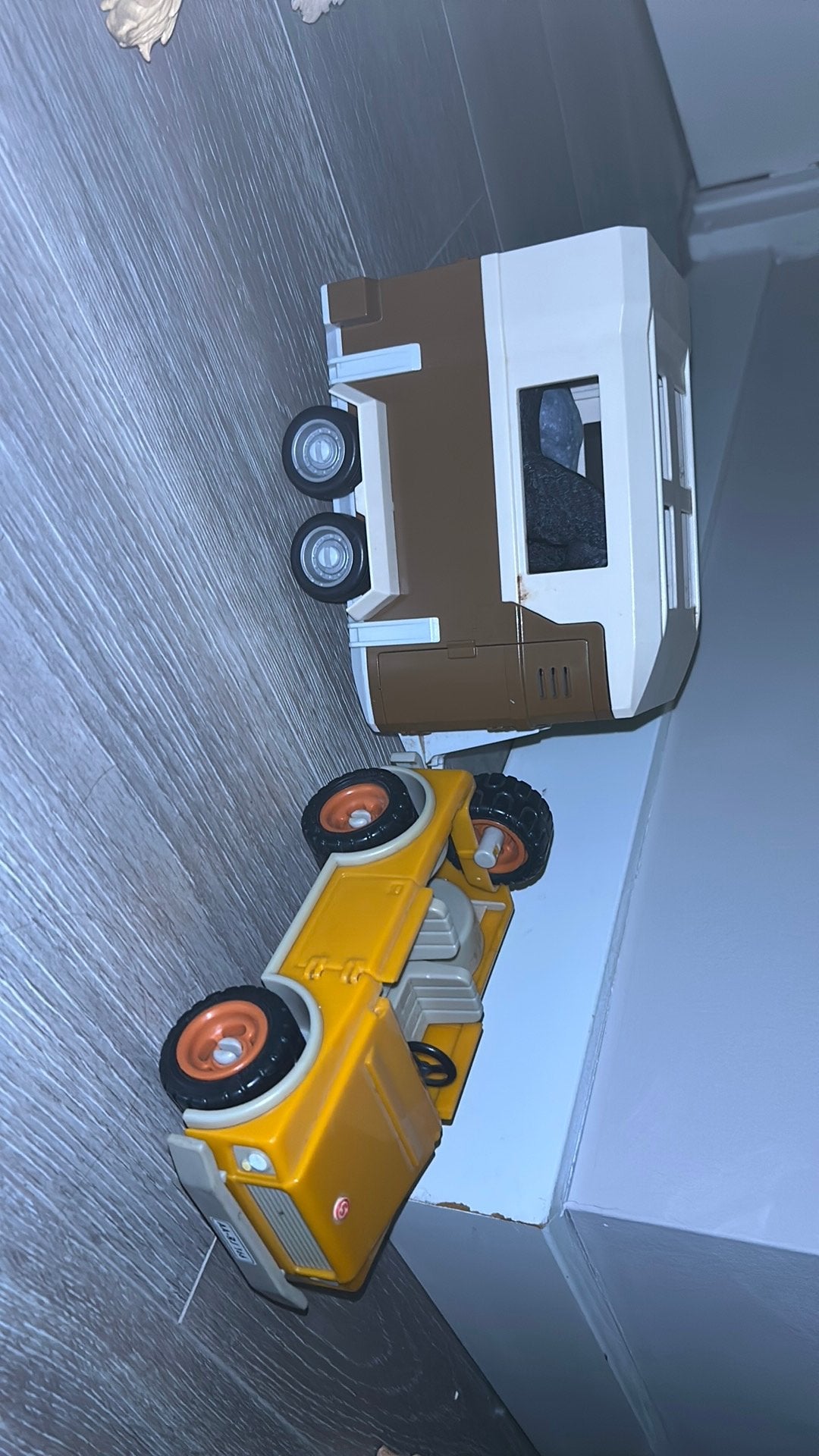 Paardentrailen + auto, Ophalen, Gebruikt