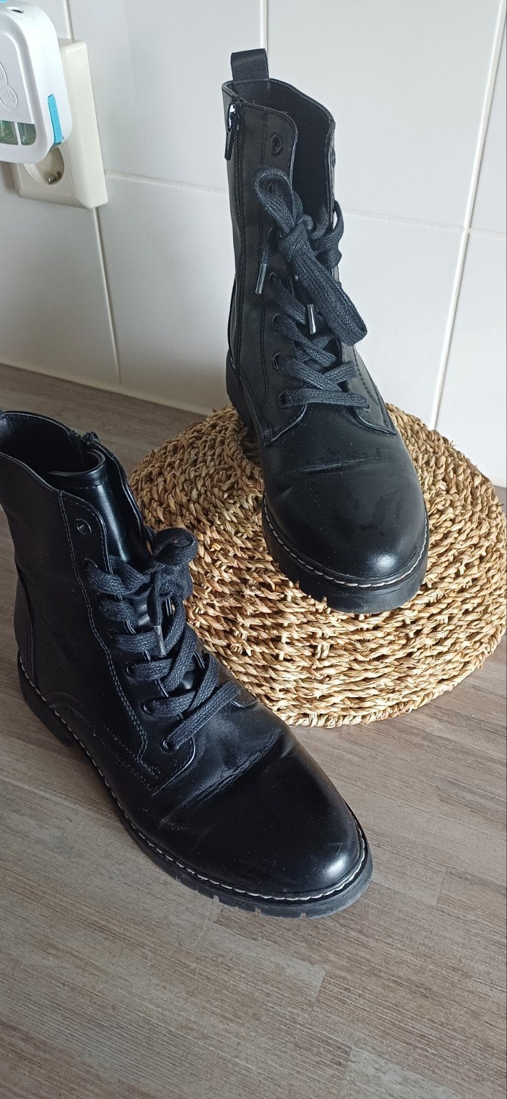 zgan boots maat 38, Verzenden, Zo goed als nieuw, Zwart
