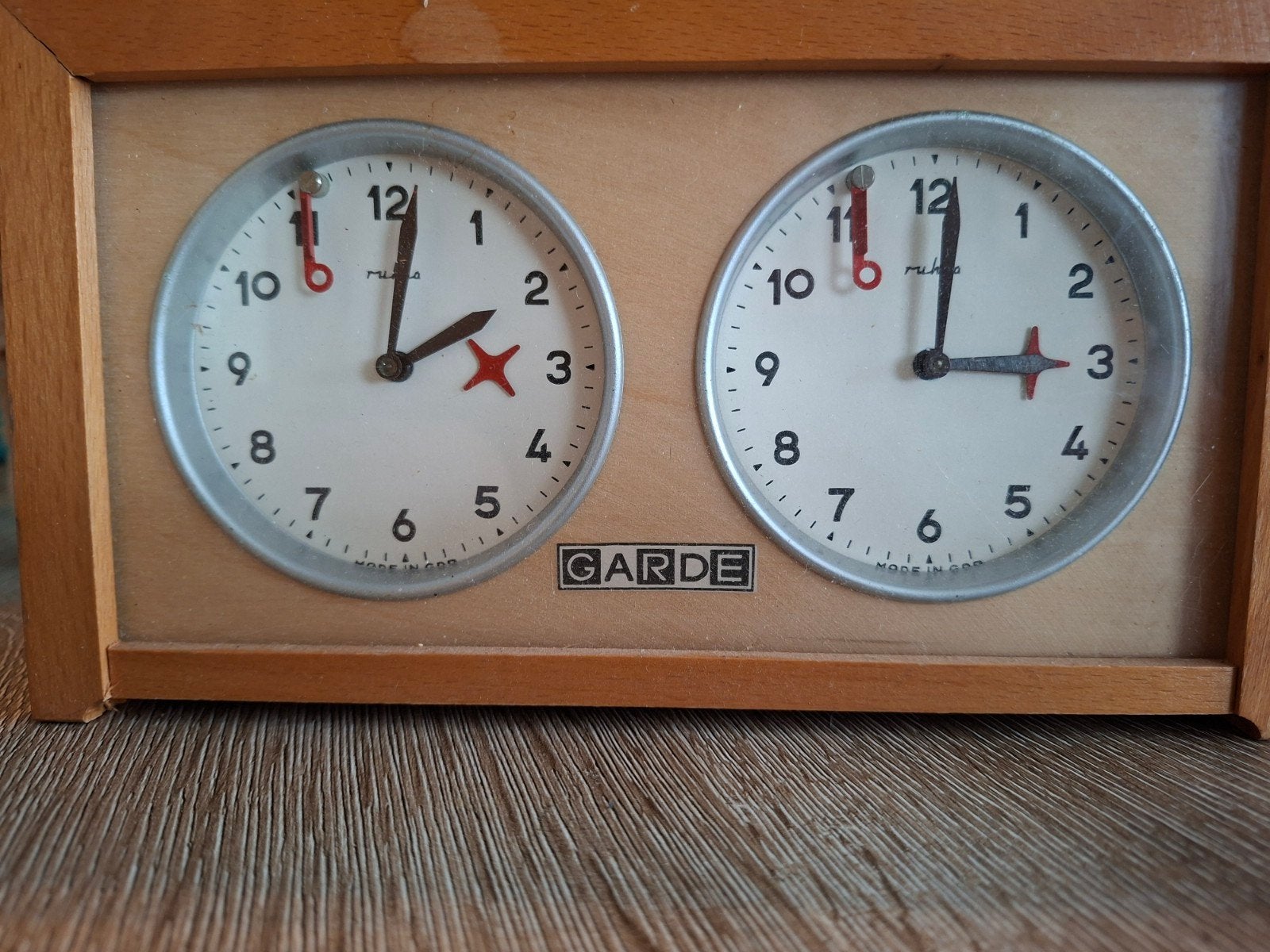 Schaakklok garde, Ophalen of Verzenden, Minder dan 500 stukjes, Zo goed als nieuw